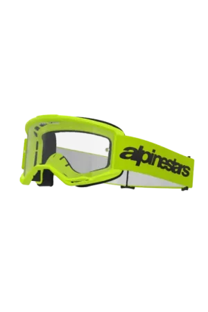 Alpinestars Vision 3 Wordmark Crossbril Fluor Geel (Lens: Helder) Exclusieve Aanbieding