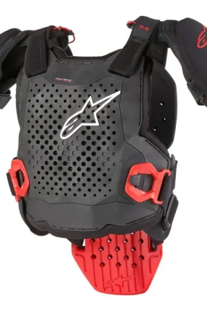 Speciale Aanbieding Alpinestars A-5S V2 Jeugd Bodyprotector Zwart / Wit / Rood