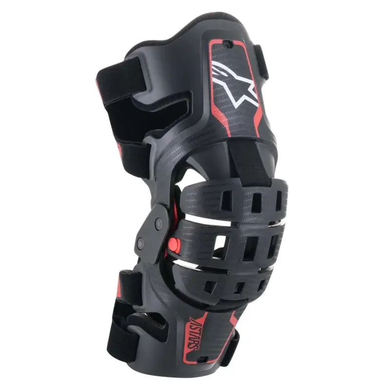 Fabrieksprijs Alpinestars Bionic 5S Jeugd Kniebeschermers Zwart / Rood maat One Size