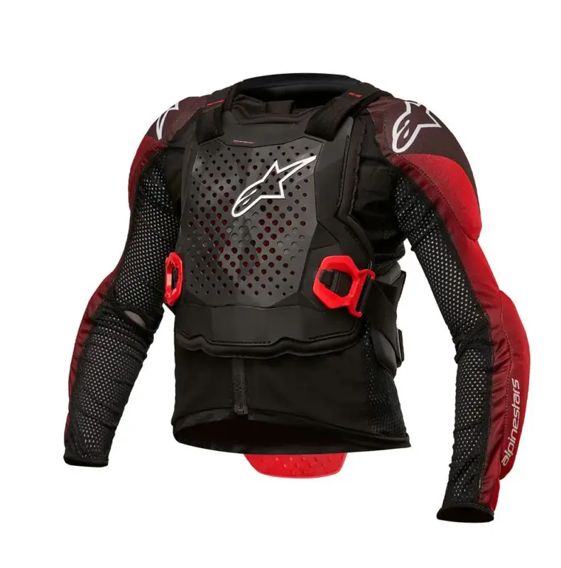 Alpinestars Bionic Tech Jeugd Protectievest Zwart / Wit / Rood Nu Kopen