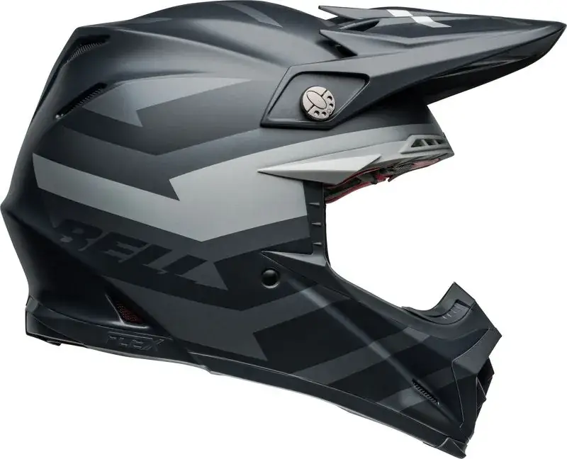 Bestseller Bell 2024 Moto-9S Flex Banshee Crosshelm Satijn Zwart / Zilver