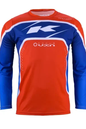Kenny 2025 Track Focus Crossshirt Patriot Blauw / Wit / Rood Fabrieksprijs