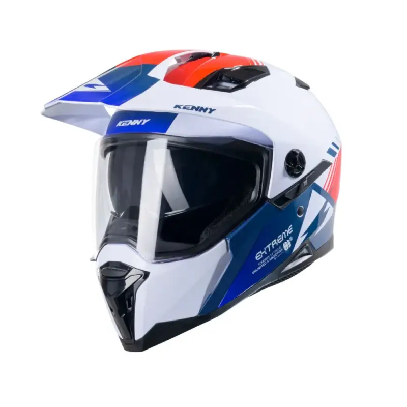 Kenny 2026 Extreme Graphic Crosshelm Patriot Blauw / Wit / Rood Premium