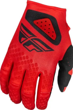 Seizoensaanbieding Fly Racing 2025 Kinetic Center Jeugd Crosshandschoenen Rood / Zwart