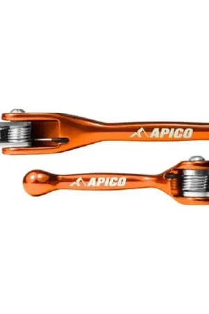 Nu Kopen Apico Flexibele Hendels KTM SX65 14-21 SX85 14-21 Husqvarna TC65 17-21 TC85 14-21 Oranje