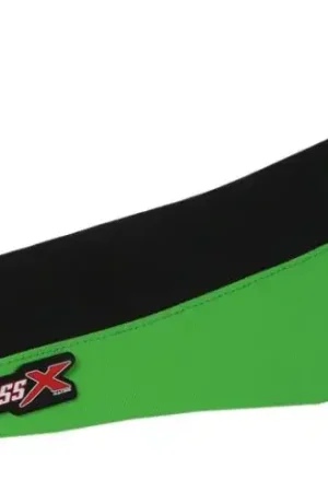 Cross X 2-kleuren Zadelovertrek Zwart / Groen Kawasaki KLX450R 2008-2016 Flitsaanbieding