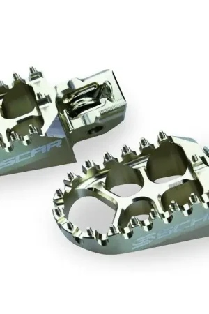 Scar Evolution Voetsteunen KTM SX85 2021-2024 EXC300 EXC250 2023 Husqvarna FC250 FC350 FC450 2016-2022 FE250 FE350 2017-2024 FE450 2019-2024 TC125 TC250 2019-2022 TC85 2019-2026 GasGas MC85 2021-2024 MC450F MC250F 2021-2023 Nieuw