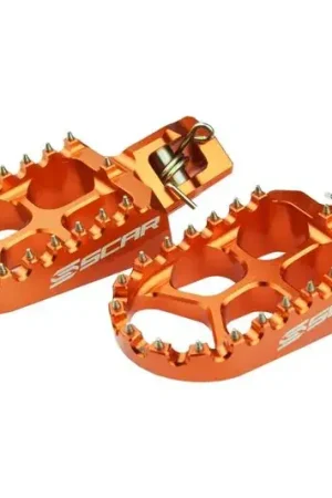 Scar Evolution Voetsteunen Oranje Husqvarna FC250 FC350 FC450 TC125 TC250 2023-2026 FX450 TX300 2023 Premium