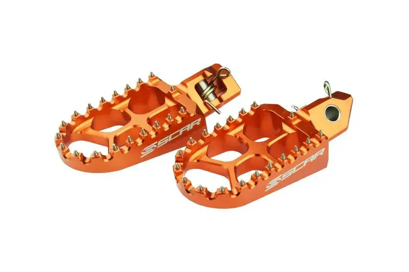 Scar Evolution Voetsteunen Oranje Husqvarna FC250 FC350 FC450 TC125 TC250 2023-2026 FX450 TX300 2023 Premium