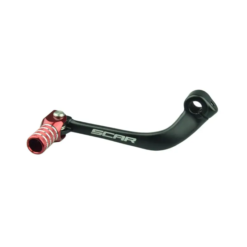 Lage Kosten Scar Gesmede Schakelpedaal Gekleurde Tip Zwart / Rood Honda CRF110F 2013-2024