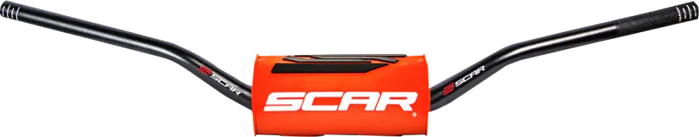 Betrouwbaar Scar Stuur Ø28,6mm Zonder Verstevigingsstang Zwart / Oranje