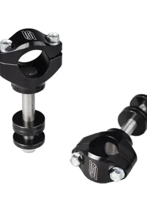 Scar Stuurklemmen Ø28.6mm + 30 à 45mm Scar T-stuk vork Zwart Direct Verzonden