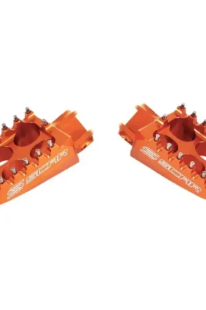 Beperkte Voorraad Scar Voetsteunen Oranje KTM EXC250 SX250 1998-2016 EXC300 1998-2007, 2011-2016 EXC-F250 2007-2016 EXC-F350 2012-2016 SX125 1998-2015 SX380 1998-2002 SX50 1998-2023 SX65 2000-2019, 2021-2025 SX400 SX520 2000-2003 SX200 2003-2004 SX525 2003-2006 SXF250 2...