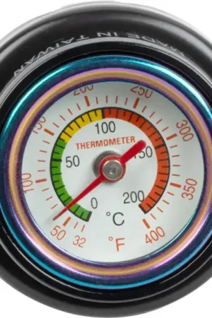 Aanbieding Moose Racing Radiateurdop Met Temperatuurmeter