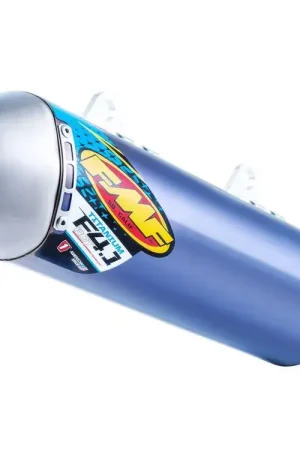 Premium FMF Factory 4.1 RCT Titanium Slip-On Demper KTM SXF250 SXF350 SXF450 2016-2017 (Blauw Geanodiseerd)