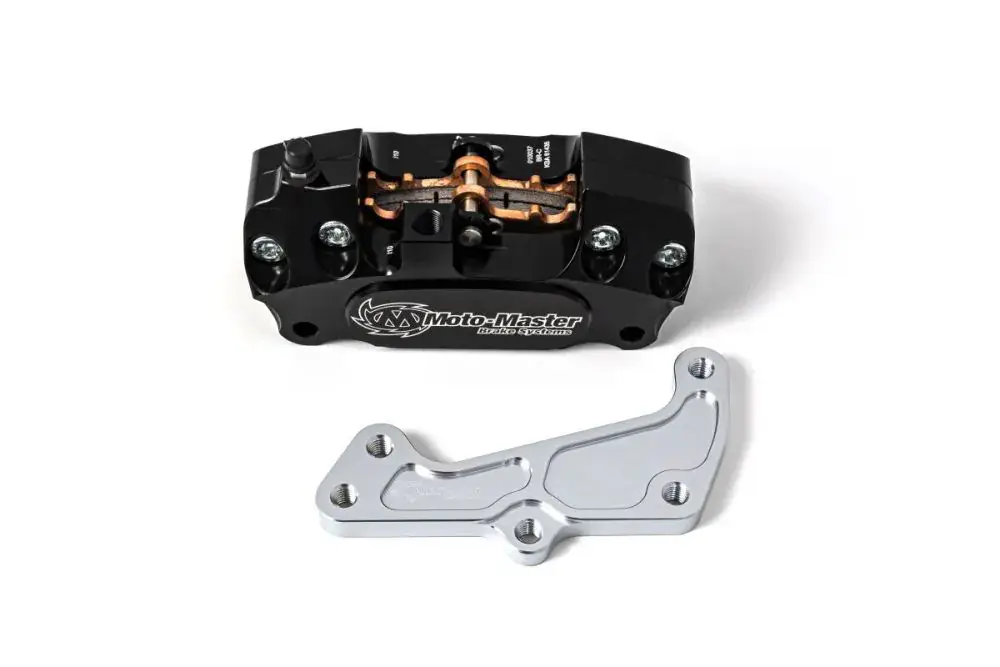 Motomaster 4-zuiger Supermoto Voorremklauw Beta RR125 RR200 RR350 RR390 RR430 RR480 2019-2024 RR250 RR300 2019-2025 RR-S430 RR-S500 2019-2023 RX300 2024-2025 RX450 2024 Speciale Aanbieding