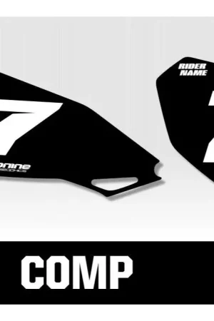 Actieprijs Outlaw Racing Custom Nummerplaatstickers Comp Series Honda CRF250R 2010