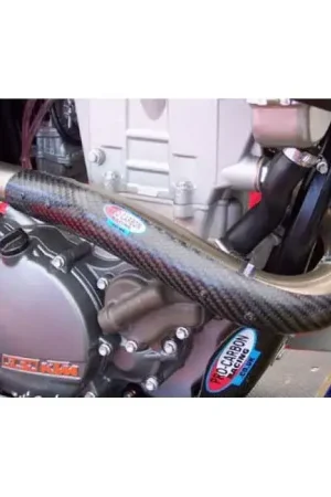 Op = Op Pro Carbon Uitlaat Cover KTM SXF 250 2008-2010