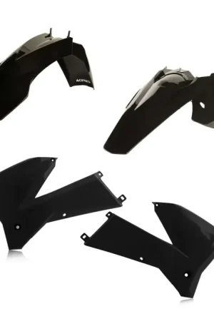 Acerbis Plastickit KTM EXC125 EXC200 EXC250 EXC300 2005-2007 EXC-F250 2005-2007 EXC-F400530450500 2005-2007 Zwart Hoge Kwaliteit