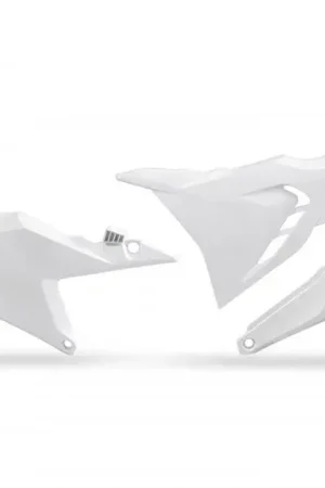 UFO Vented Zijnummerplaten Luchtfilterbakdeksels Wit KTM SX125 SX250 SXF250 SXF350 SXF450 2023-2025 SX300 2023-2024 Shop Nu