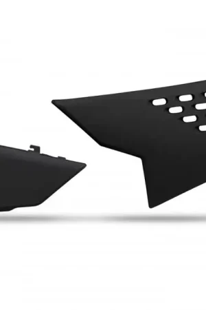 UFO Vented Zijnummerplaten Luchtfilterbakdeksels Zwart Husqvarna FE250 FE350 FE450 FE501 TE150 TE250 TE300 TX300 FX450 FX350 2023-2024 TC125 FC250 FC350 FC450 TC250 2023-2026 Betrouwbaar