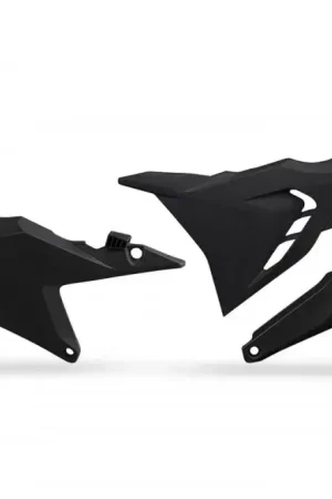 UFO Vented Zijnummerplaten Luchtfilterbakdeksels Zwart KTM SX125 SX250 SXF250 SXF350 SXF450 2023-2025 SX300 2023-2024 Meest Verkocht