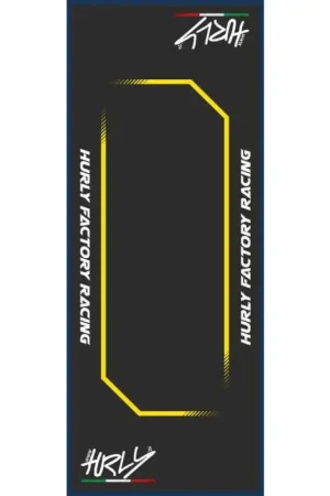 Hurly Pitmat 53 x 100cm Blauw / Geel Gecertificeerd