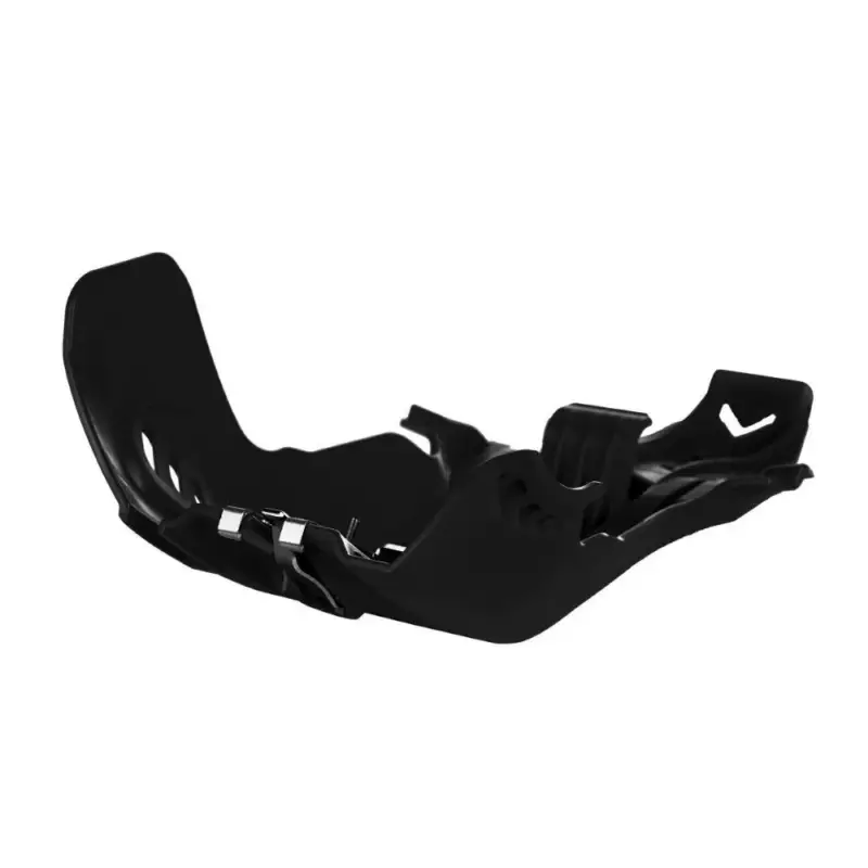 Polisport Skidplate Met Linkbeschermer Zwart KTM SX250 2017-2018 Husqvarna TE250 TE300 2017-2019 TC250 2017-2018 Superprijs