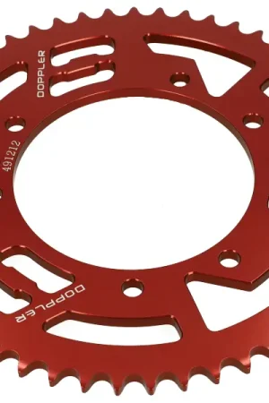 Beste Prijs Doppler achtertandwiel Derbi Senda X-treme, X-Race 53 tands Rood
