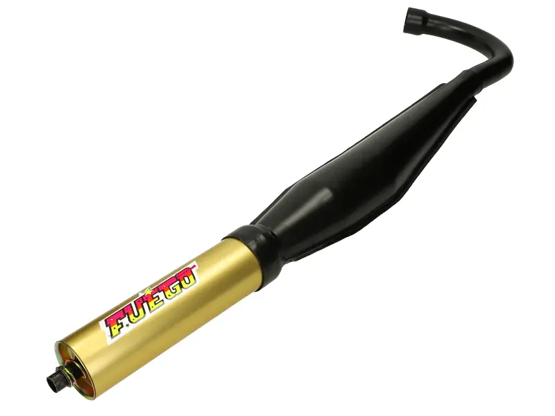Uitlaat Jamarcol Fuego zwart / goud 36mm voor Zundapp Fabrieksprijs