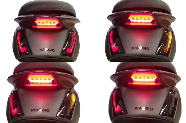 Must-Have Knipperlichten LED Power1 Tube Matrix achterkant Piaggio Zip smoke