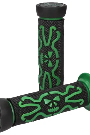 Op = Op Handvatset T4T Skull zwart/groen