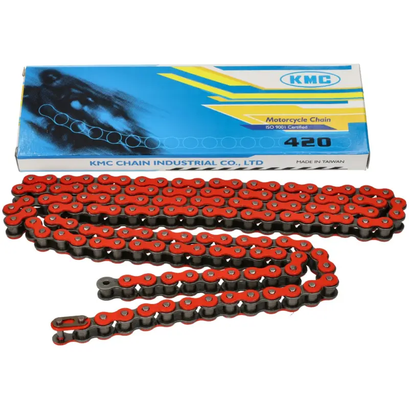Koop Online Ketting KMC 420 1/4 lengte 136 schakels rood