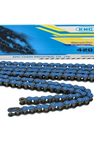 Rechtstreeks Van De Fabrikant Ketting KMC 420 1/4 lengte 136 schakels blauw