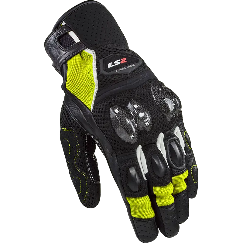 Handschoenen LS2 Spark II Air zwart / fluor geel Koop Vandaag