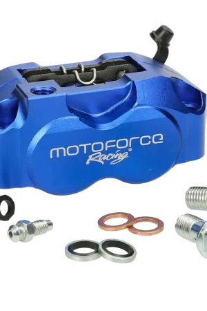 Remklauw Motoforce radiaal 4 zuigers blauw Hete Deal