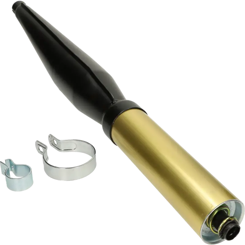 Premium Expansie uitlaat Jamarcol fuego universeel 28mm zwart/goud