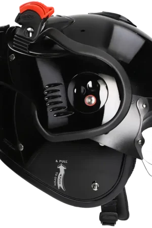Seizoensaanbieding ROOF Helm Boxer Alpha glans zwart