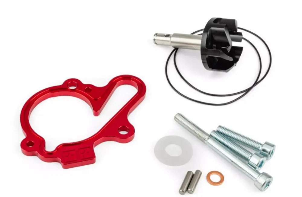 Waterpomp high flow Stage6 Minarelli AM6 rood Speciale Aanbieding