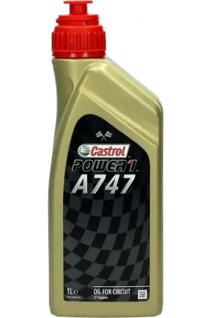 Castrol Power1 A747 2 Takt Racing olie 1 liter Finale Uitverkoop