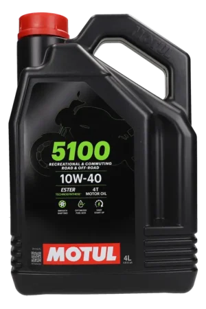 Motul 5100 10W40 olie 4T 4 liter Nieuw