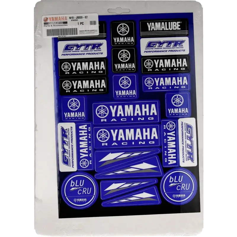 Stickerset Yamaha Racing 25-delig origineel 30 x 21cm Aanbieding