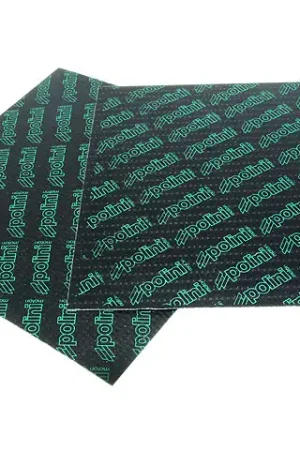 Membraanplaat vel Polini Carbon Universeel Groen 0.35mm Snelle Levering