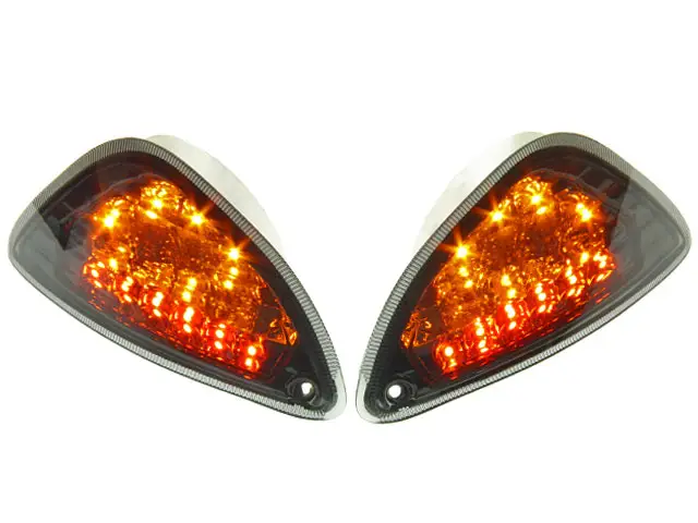 Lage Kosten Knipperlichten Power1 Achter Vespa LX, LXV en S LED Smoke Audi look dagrijverlichting