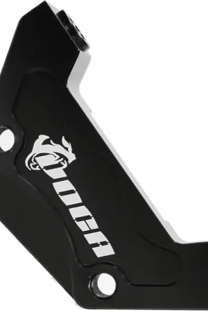 Premium Remklauw adapter Zwart Voca Racing voor 4 Zuigerige remklauw Minarelli Achter