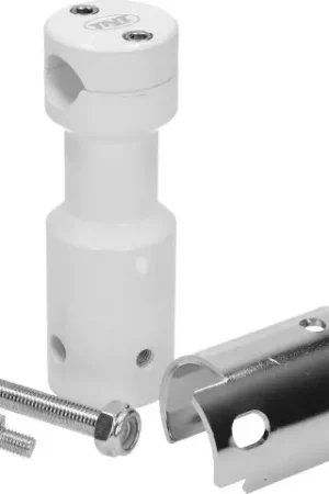 Koop Vandaag Stuurclamp TNT Peugeot Speedfight 1 & 2 wit