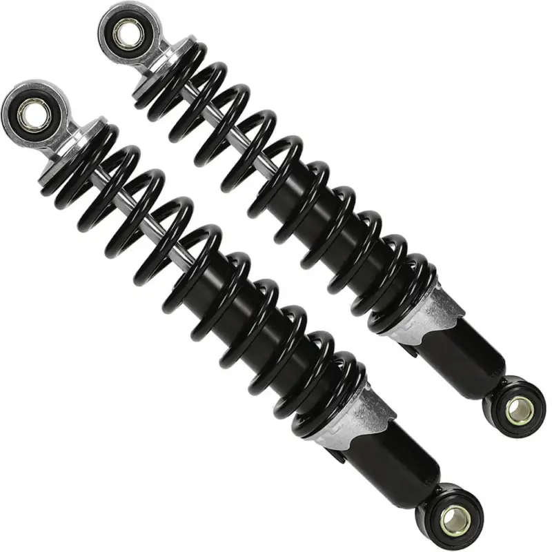 Schokbrekerset 260mm zwart Gilera Citta, Puch Maxi, Tomos A3/A35 Fabrieksprijs