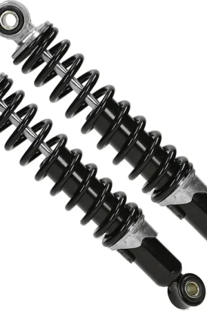Schokbrekerset 300mm zwart Gilera Citta, Puch Maxi, Tomos A3/A35 Hete Deal