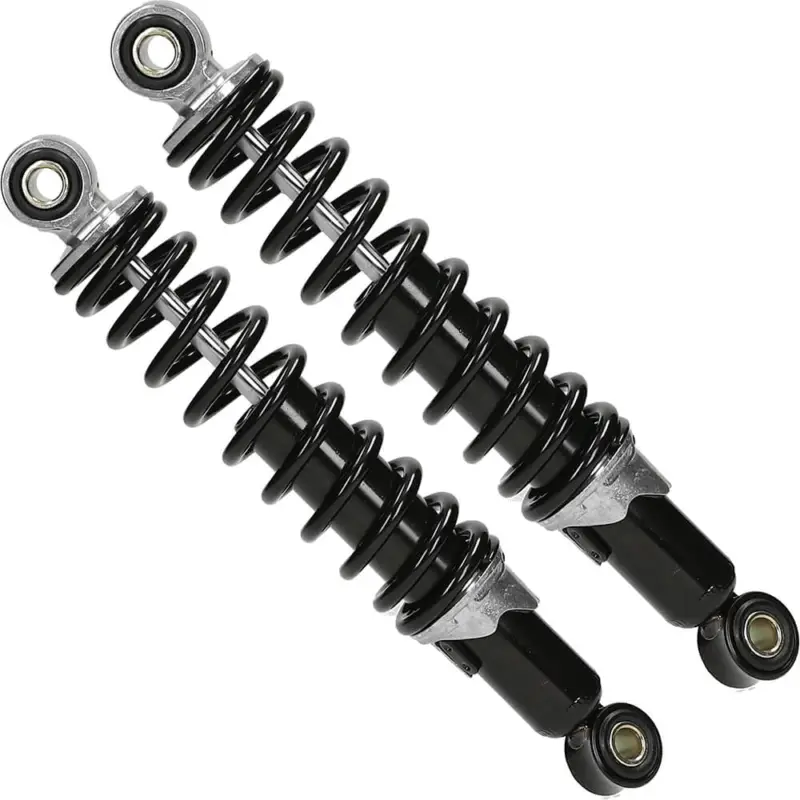 Schokbrekerset 300mm zwart Gilera Citta, Puch Maxi, Tomos A3/A35 Hete Deal