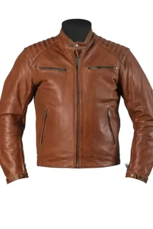 Koopje Helstons Rocket Leren Jas Buffalo Tan